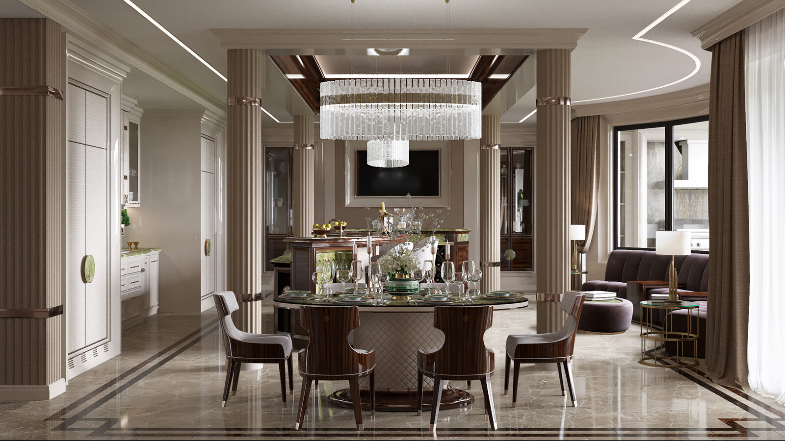 Formal dining room
