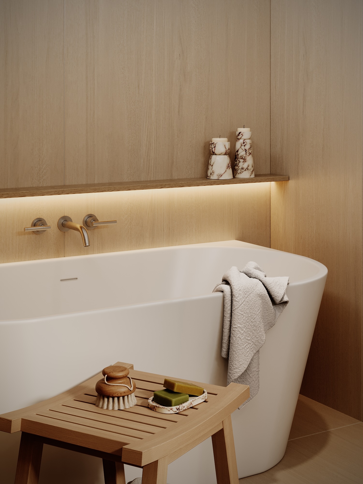 Third bathroom at Lawson West Vancouver by Eurohouse Studio