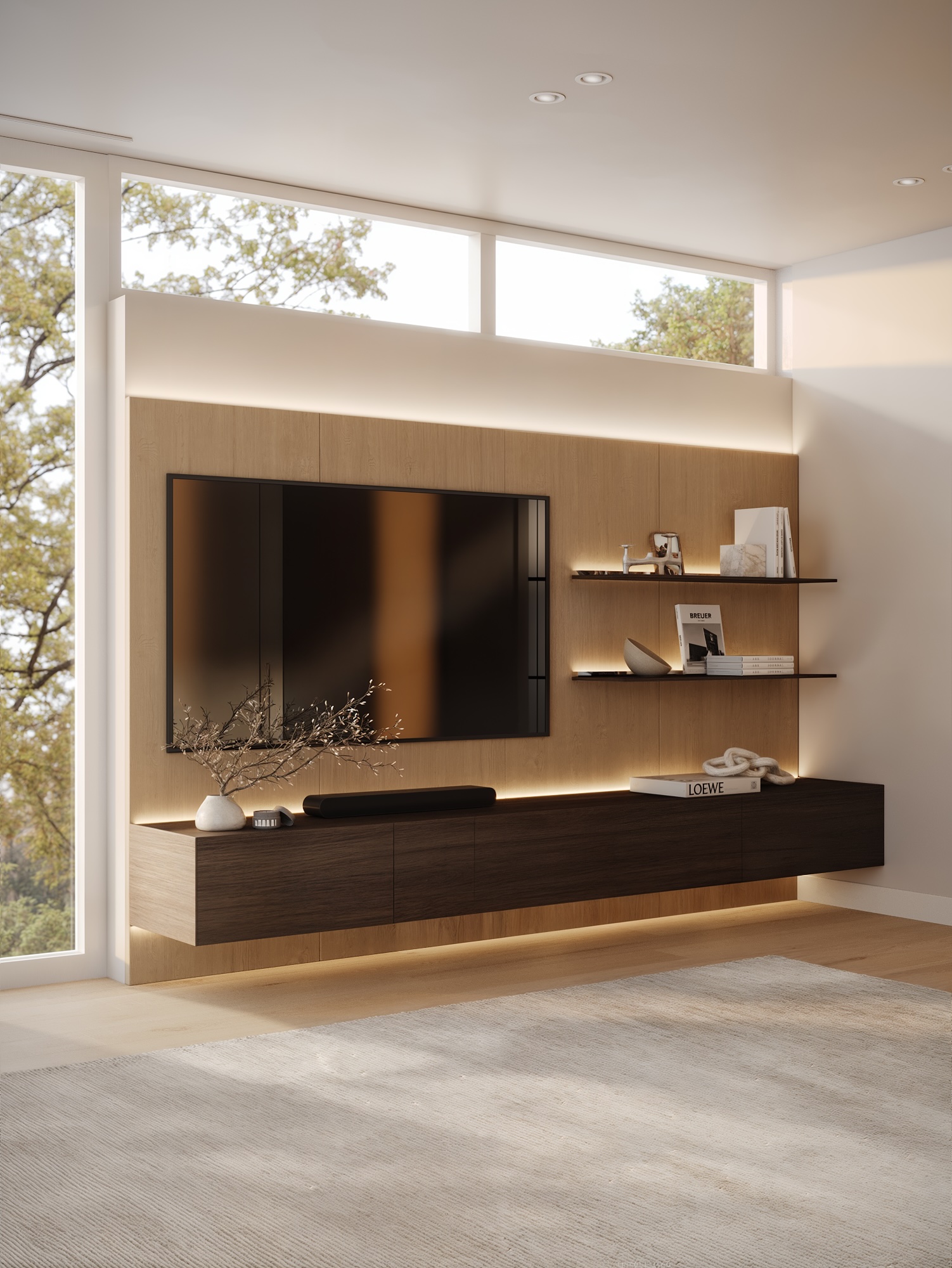 Third bedroom at Lawson West Vancouver by Eurohouse Studio