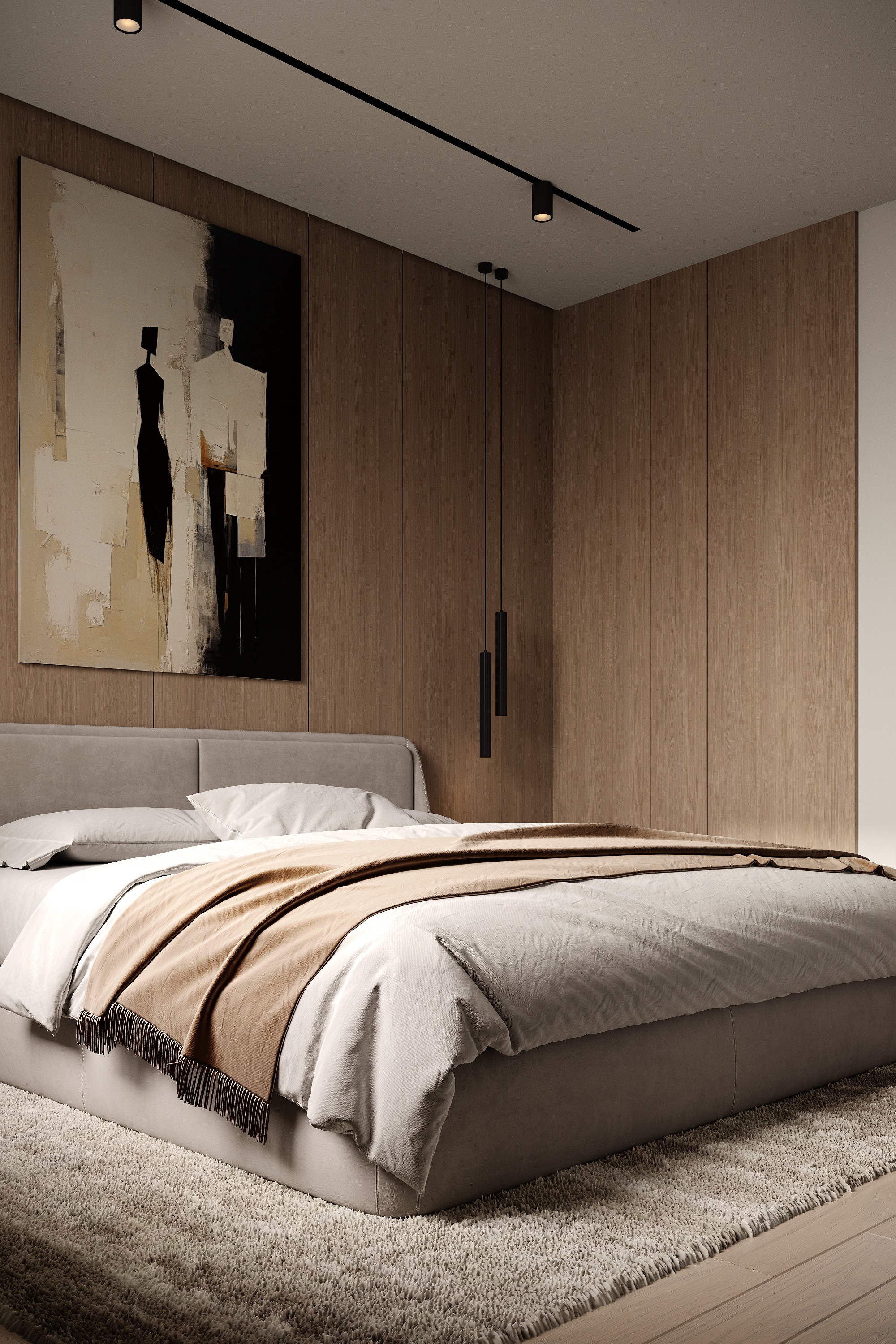 Side elevation with mature landscape at Scandinavian barn house Spencer Road West Vancouver by Eurohouse Construction