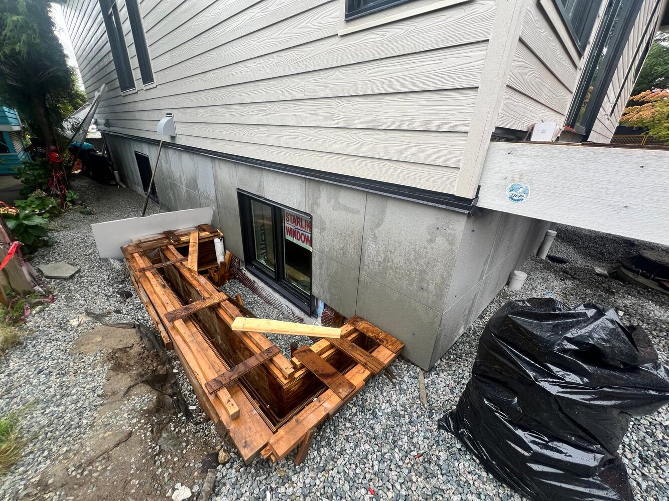 Foundation and window well detail